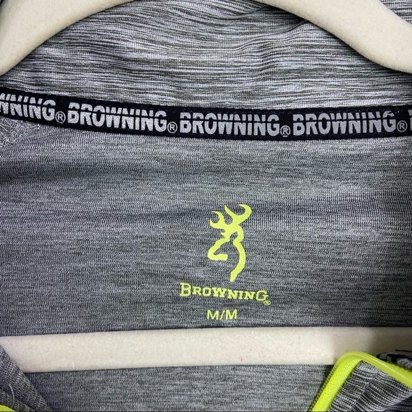 Browning 1/4 Quarter Zip Pullover Lightweight Men's Size Medium - Picture 4 of 7